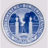 1882-1922 Royal Copenhagen Mindeplatte, FREDERIKSBERG BORGER
FORENING 1882-1922