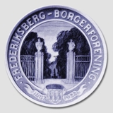 1881-1922 Royal Copenhagen Memorial plate, FREDERIKSBERG BORGER
FORENING 1882-1922