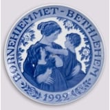 1922 Royal Copenhagen Memorial plate, BØRNEHJEMMET BETHLEHEM 1922 ( orphanage Bethlehem)(