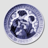 1922 Royal Copenhagen Memorial plate, BØRNEHJEMMET BETHLEHEM 1922 ( orphanage Bethlehem)(
