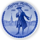 1722-1922 Royal Copenhagen Memorial plate , LUDVIG HOLBERG 1722 26 SEPTEMBER 1922