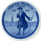 1722-1922 Royal Copenhagen Mindeplatte, LUDVIG HOLBERG 1722 26 SEPTEMBER 1922