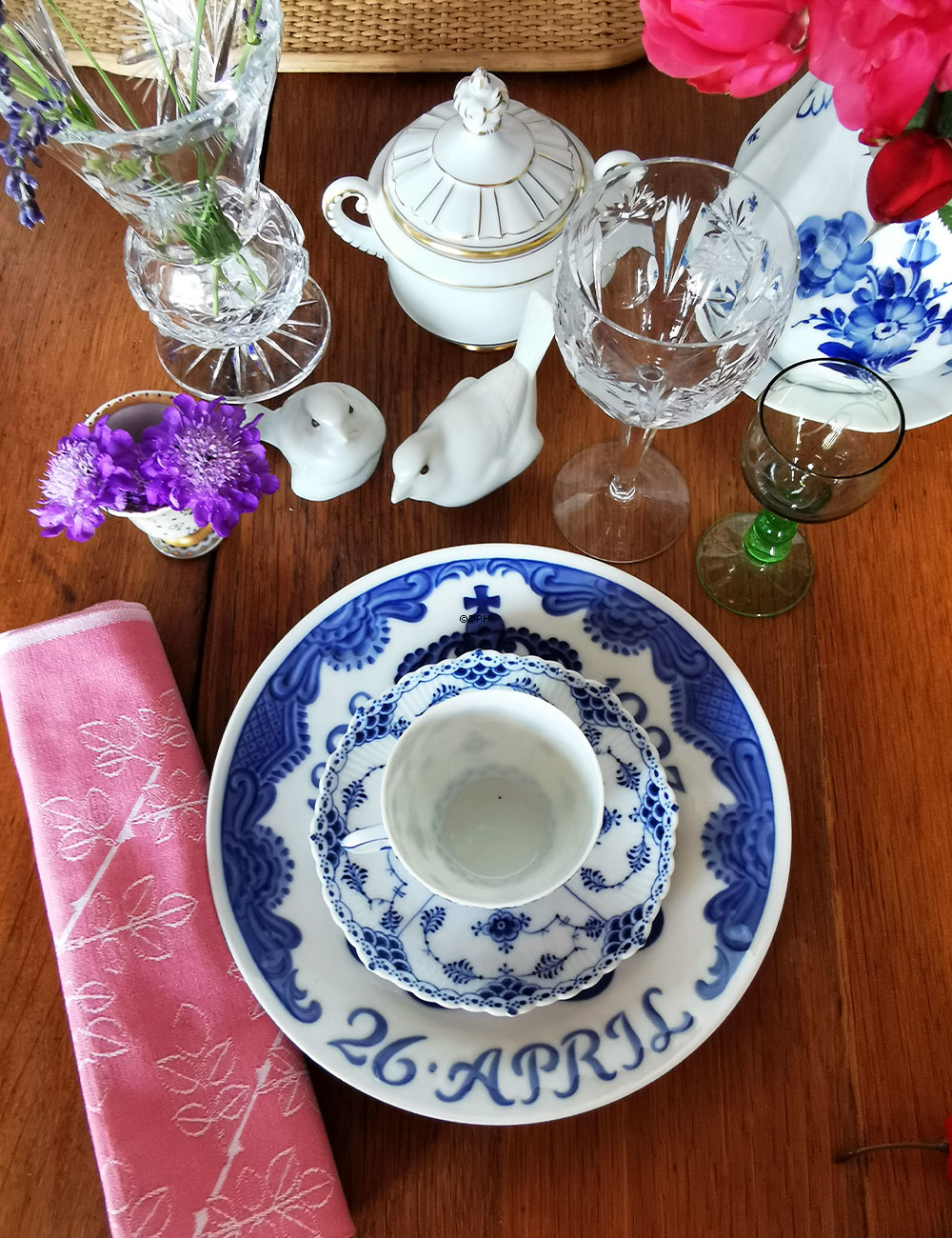 1898-1923 Royal Copenhagen Mindeplatte,