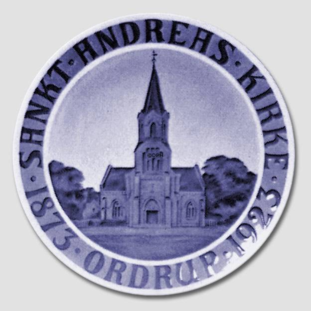 1873-1923 Royal Copenhagen Mindeplatte, 1873-1923