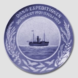 1921-1922 Royal Copenhagen Gedenkteller, Dana Expedition