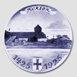1425-1925 Royal Copenhagen Memorial plate KORSØR 1425 - 1925
