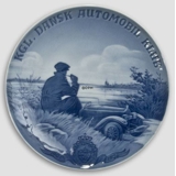 1901-1926 Royal Copenhagen Memorial plate, KGL. DANSK AUTOMOBIL 
KLUB 1901-1926
