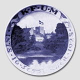 1928 Royal Copenhagen Mindeplatte, K. F. u. M. 1878 - 16 SEPTEMBER - 1928