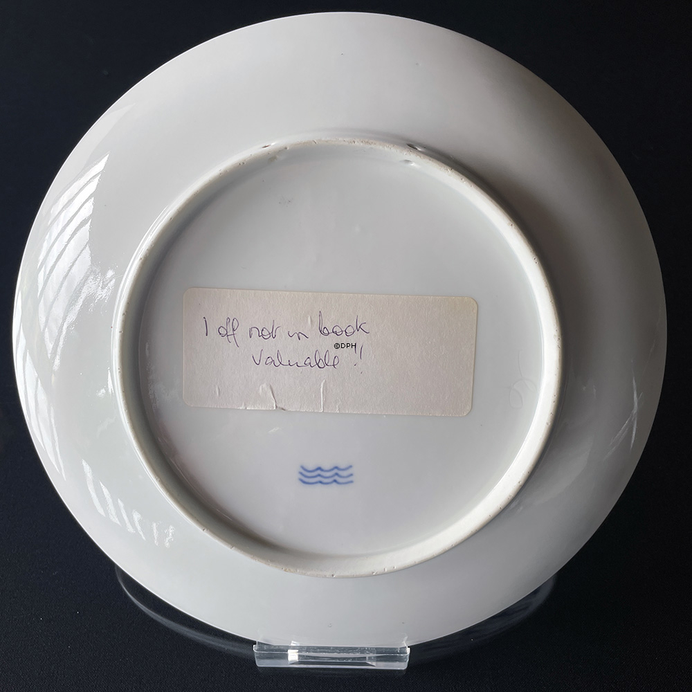 1900 Royal Copenhagen Mindeplatte, 6. october 1830-1900 monogram -Ekstrem sjælden!!!