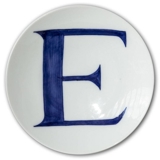 Royal Copenhagen platte med "E" Ekstrem sjælden!!! - Alder ukendt