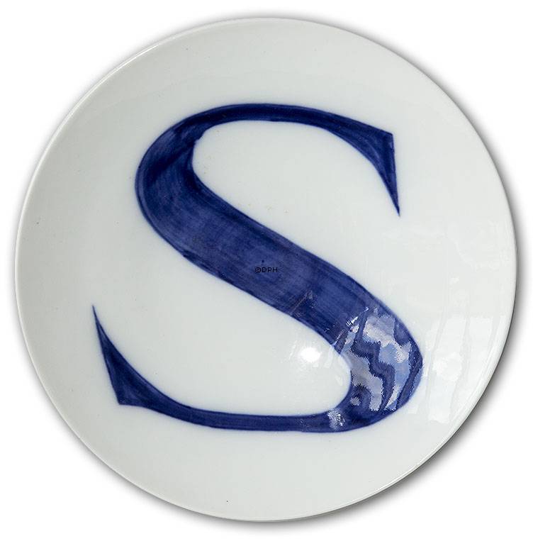 Royal Copenhagen platte med "S" Ekstrem sjælden!!! - Alder ukendt