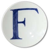 Royal Copenhagen plate with "F" Extremely rare !!! - Age unknown