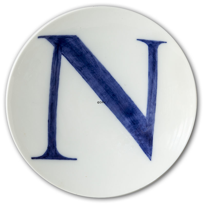 Royal Copenhagen platte med "N" Ekstrem sjælden!!! - Alder ukendt