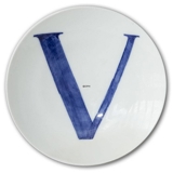Royal Copenhagen plate with "V" Extremely rare !!! - Age unknown