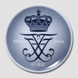 1960 Royal Copenhagen Gedenkteller 1935-1960