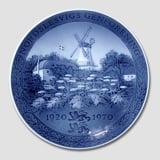 1970 Royal Copenhagen Jubilee plate, The reunion of Denmark and Northern Schleswig 1920-1970
