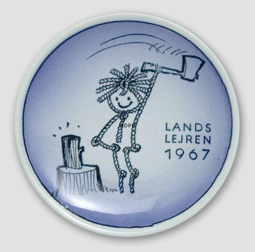 Royal Copenhagen Plaquette nr. 400, Landslejren