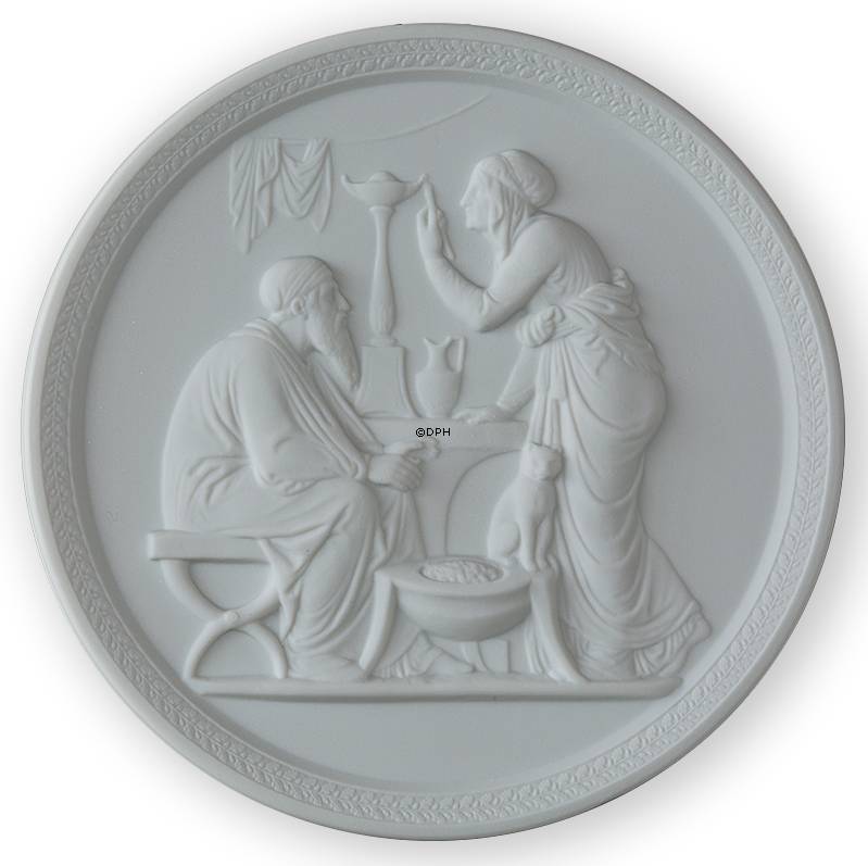 Royal Copenhagen Thorvaldsen Biscuitplatte, Vinter