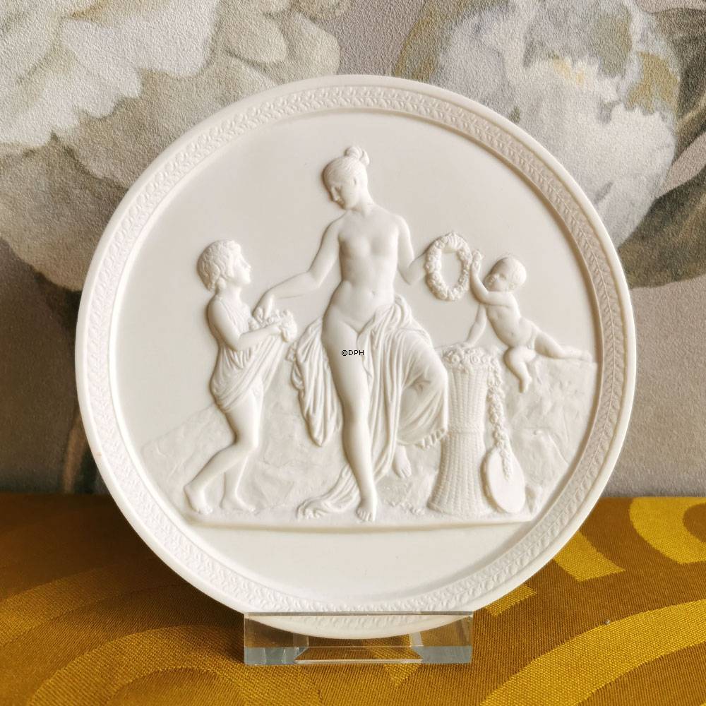 Royal Copenhagen Thorvaldsen Biscuitplatte med Forår