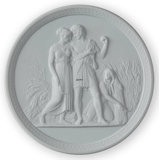 Royal Copenhagen Thorvaldsen Biscuitplatte med Sommer