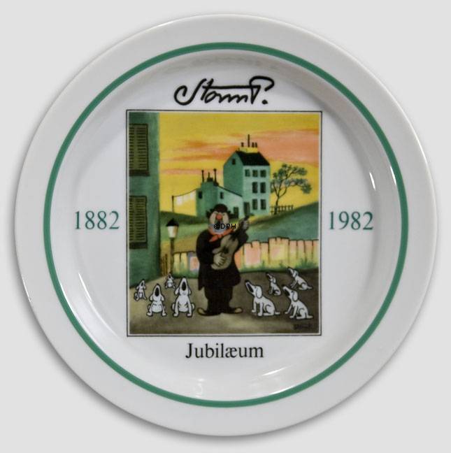 Royal Copenhagen Jubilæumsplatte nr. 6 Storm P. 1882-1982