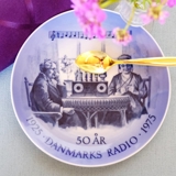 1925-1975 Royal Copenhagen Jubilæumsplatte, Danmarks Radio 50 år