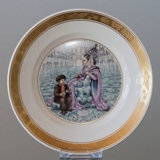 Hans Christian. Andersen Fairytale plate, The Snow Queen, Royal Copenhagen