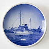 Royal Copenhagen Plaquette no. 53, The Royal Yacht in Copenhagen harbour