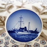 Royal Copenhagen Plaquette nr. 53, Kongeskibet i Københavns havn