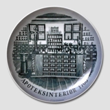 Apoteker platte, Apoteksinteriør 1700, Royal Copenhagen