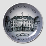 Royal Copenhagen Memorial plate Odd Fellow Scandinavia no. 2