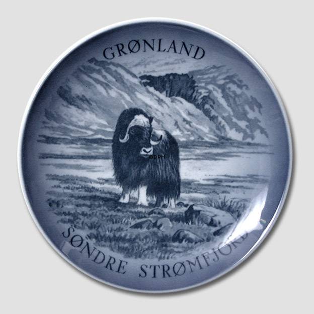Royal Copenhagen Mindeplatte,Søndre Strømfjord Grønland