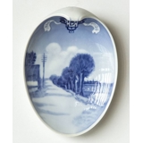 1866-1926 Royal Copenhagen Plate with Landscape FDH