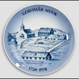 Royal Copenhagen Platte Godthåb-Nuuk 1728-1978