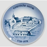 Royal Copenhagen Plate Godthåb-Nuuk 1728-1978