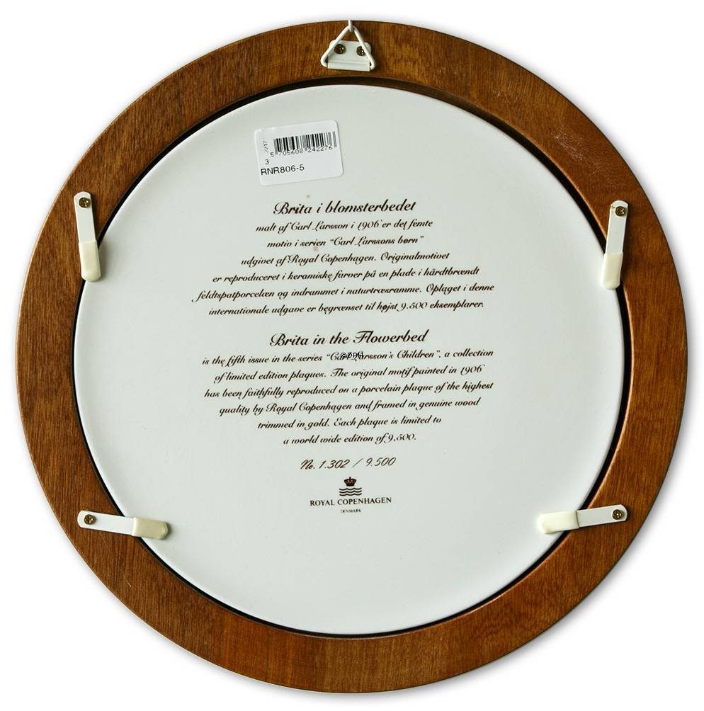Royal Copenhagen Carl Larssons Børn, Brita i blomsterbedet