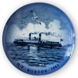 Danmarks Jernbanefærger: H/F korsør. Royal Copenhagen platte
