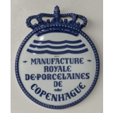 Royal Copenhagen Dealer plate, Manufacture Royale de Porcelaines de Copenhague