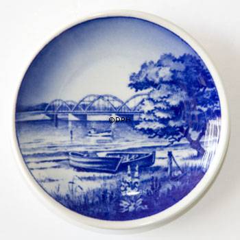 Royal Copenhagen Plaquette nr. 86, Munkholmsbroen Holbæk