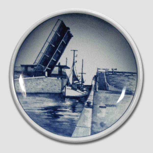 Royal Copenhagen Plaquette nr. 95, Kammerslusen Hvide Sande