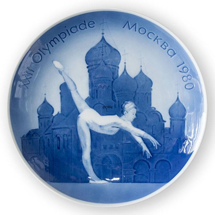 1980 Royal Copenhagen Olympiadeplatte, Moskva