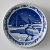 1986 Christmas plaquette, Royal Copenhagen