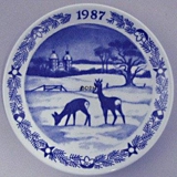 1987 Christmas plaquette, Royal Copenhagen