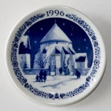 1996 Christmas plaquette Osterlars Round Church, Royal Copenhagen