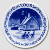 2005 Christmas plaquette, The old Fishing Village at Dragør, Royal Copenhagen