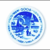 2008 Christmas plaquette, Reersoe - Home of the tailless cats, Royal Copenhagen