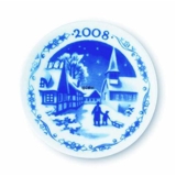 2008 Christmas plaquette, Reersoe - Home of the tailless cats, Royal Copenhagen
