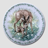 Nature's Children plate, Fawn, Royal Copenhagen