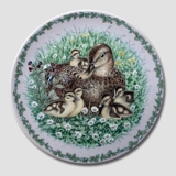 Nature's Children plate, Mallard, Royal Copenhagen