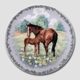 Nature's Children plate, Horse, Royal Copenhagen